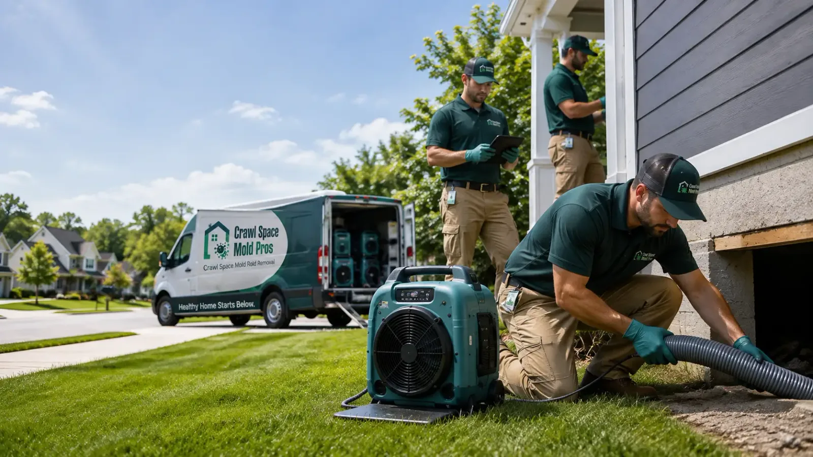 Crawl Space Mold Removal in Johnstown, NE